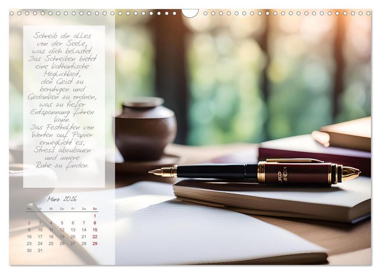 Produktbild: Wellnesstage zuhause - 12 anregende KI Ideen f&uuml;r deine pers&ouml;nlichen Spa Tage (Wandkalender 2026 DIN A3 quer), CALVENDO Monatskalender