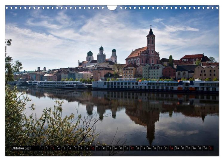 Produktbild: Pittoreskes Passau (Wandkalender 2027 DIN A3 quer), CALVENDO Monatskalender