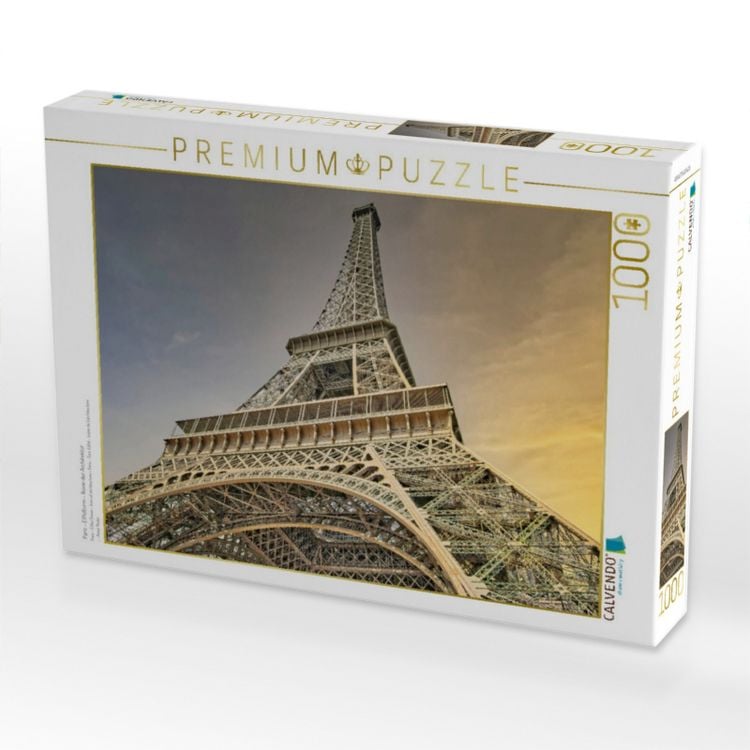 Produktbild: CALVENDO Puzzle Paris - Eiffelturm - Ikone der Architektur | 1000 Teile Lege-Gr&ouml;&szlig;e 64x48cm Foto-Puzzle f&uuml;r gl&uuml;ckliche Stunden
