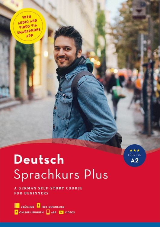 Produktbild: Hueber Sprachkurs Plus Deutsch A1/A2, Englische Ausgabe