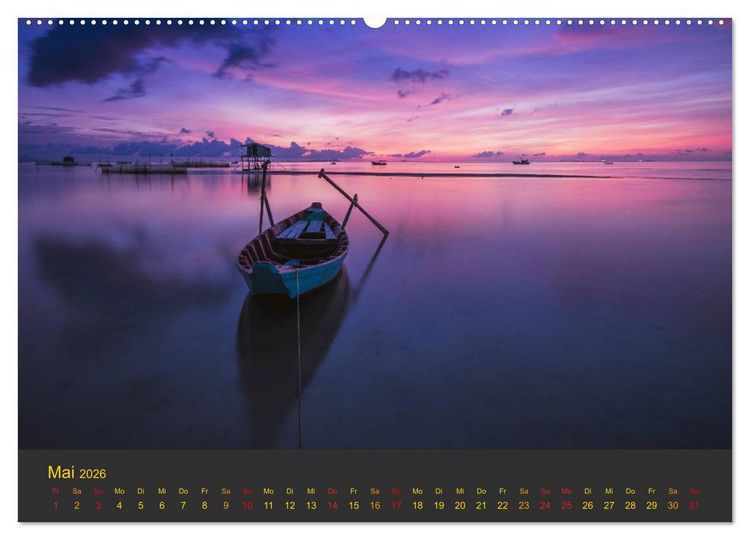 Produktbild: Morgend&auml;mmerung (Wandkalender 2026 DIN A2 quer), CALVENDO Monatskalender