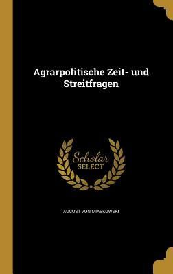 Produktbild: Agrarpolitische Zeit- und Streitfragen