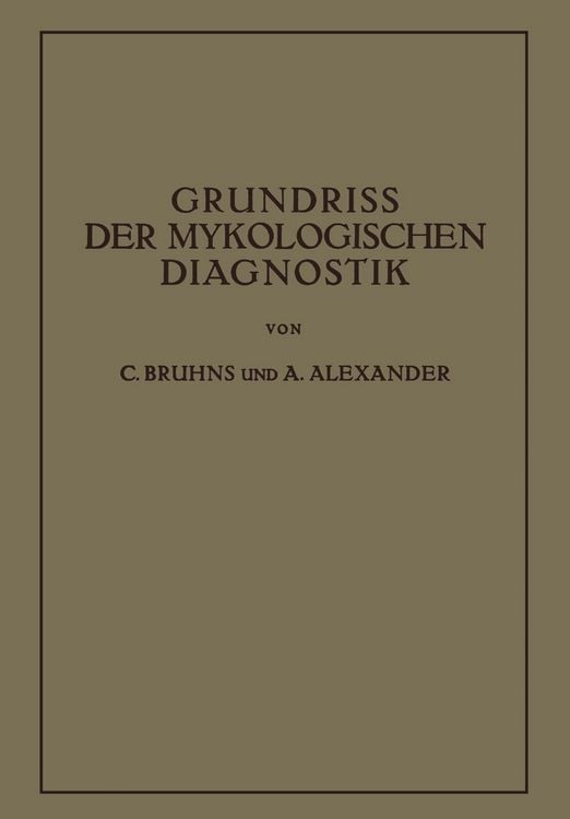 Produktbild: Grundriss der Mykologischen Diagnostik
