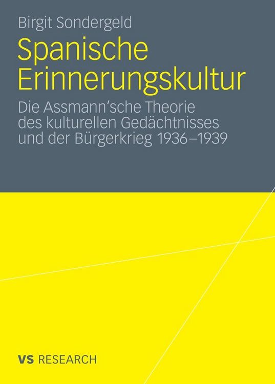 Produktbild: Spanische Erinnerungskultur