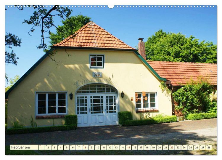 Produktbild: Bilderbuchdorf Wiefelstede (hochwertiger Premium Wandkalender 2026 DIN A2 quer), Kunstdruck in Hochglanz
