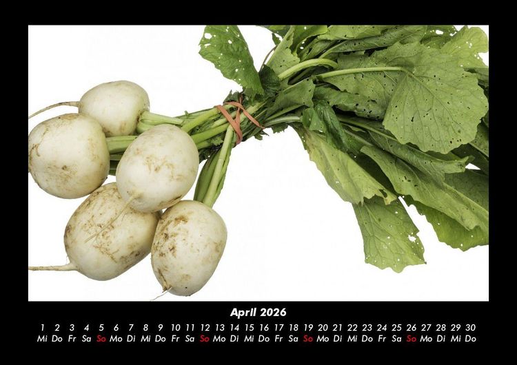 Produktbild: Gem&uuml;sekalender 2026 Fotokalender DIN A3