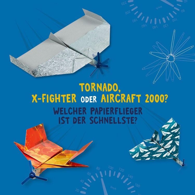 Produktbild: Kreativ-Set Turbo-Papierflieger mit Propeller