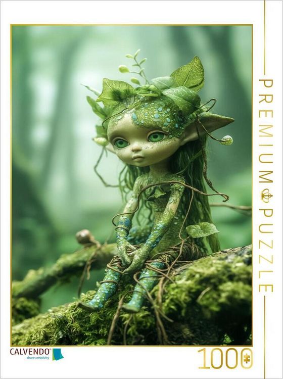Produktbild: CALVENDO Puzzle Im Elfenlicht erwacht der Zauber des Waldes | 1000 Teile Lege-Gr&ouml;&szlig;e 64x48cm Foto-Puzzle f&uuml;r gl&uuml;ckliche Stunden