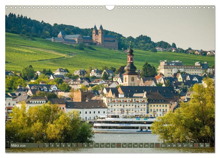 Produktbild: Kultur im Rheingau (Wandkalender 2026 DIN A3 quer), CALVENDO Monatskalender