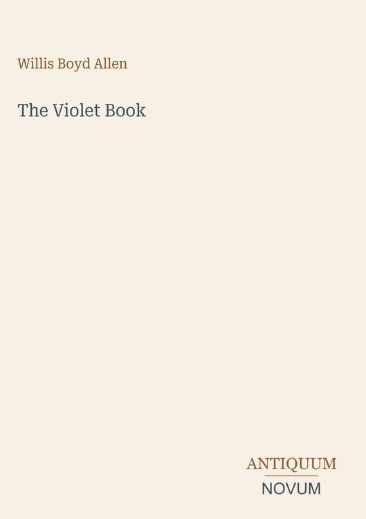 Produktbild: The Violet Book