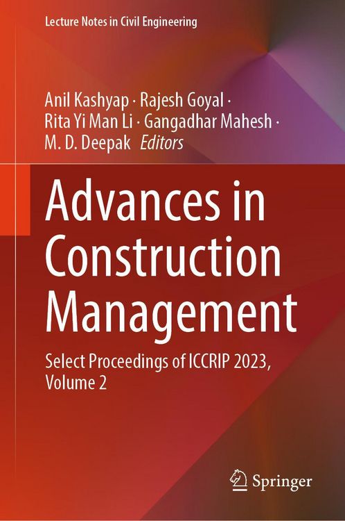 Produktbild: Advances in Construction Management
