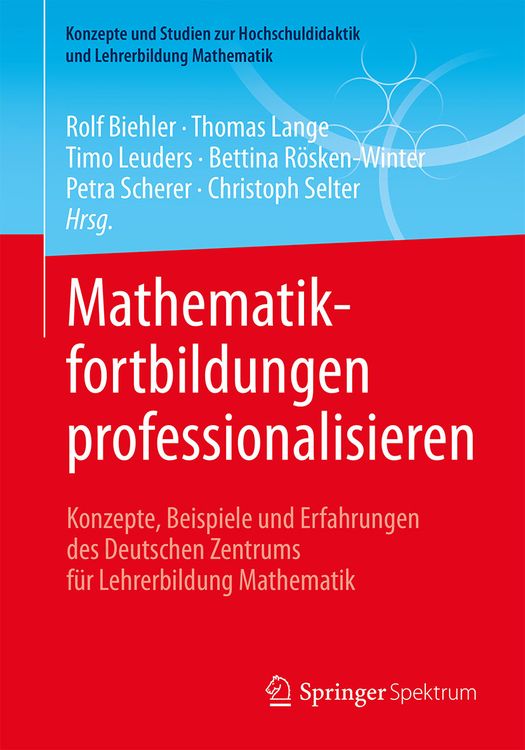 Bild vom Artikel Mathematikfortbildungen professionalisieren vom Autor Rolf Biehler