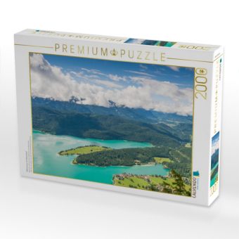 Produktbild: CALVENDO Puzzle Walchensee mit Katzenkopf | 2000 Teile Lege-Gr&ouml;&szlig;e 90x67cm Foto-Puzzle f&uuml;r gl&uuml;ckliche Stunden
