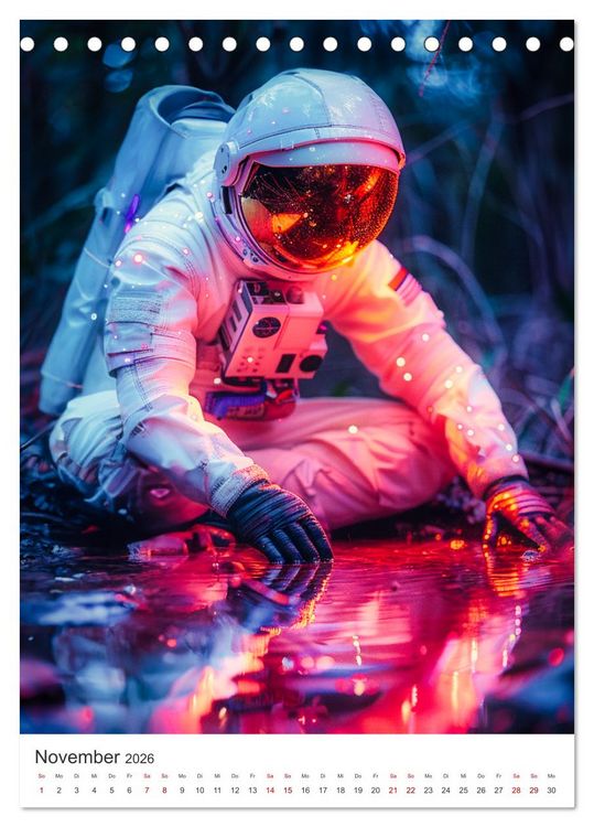 Produktbild: Explorer - Die Entdeckung des Alls (Tischkalender 2026 DIN A5 hoch), CALVENDO Monatskalender