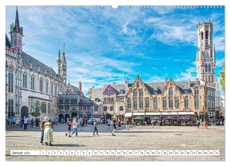Produktbild: Br&uuml;gge sehen - und sich verlieben (hochwertiger Premium Wandkalender 2026 DIN A2 quer), Kunstdruck in Hochglanz