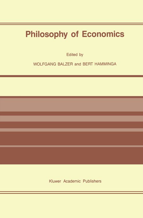 Produktbild: Philosophy of Economics