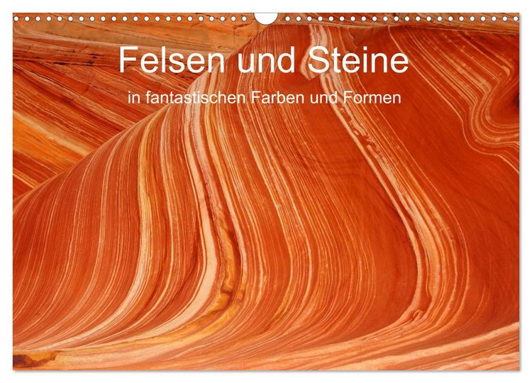 Produktbild: Felsen und Steine in fantastischen Farben und Formen (Wandkalender 2026 DIN A3 quer), CALVENDO Monatskalender