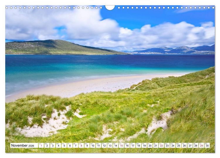 Produktbild: Outer Hebrides - Scotland Scottish dream beaches and landscapes (Wall Calendar 2026 DIN A3 landscape), CALVENDO 12 Month Wall Calendar