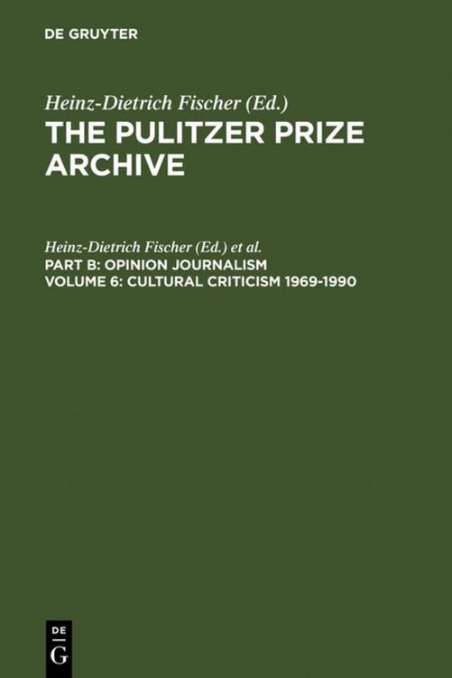 Produktbild: Cultural Criticism 1969-1990