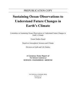 Produktbild: Sustaining Ocean Observations to Understand Future Changes in Earth's Climate