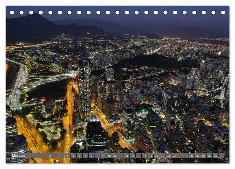 Produktbild: Traumwelt Chile (Tischkalender 2026 DIN A5 quer), CALVENDO Monatskalender