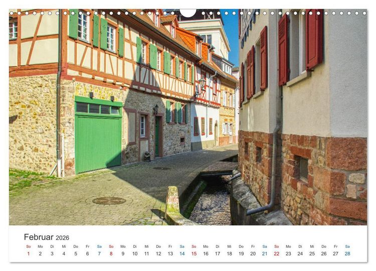 Produktbild: Weinheim - Eine Perle an der Bergstra&szlig;e (Wandkalender 2026 DIN A3 quer), CALVENDO Monatskalender