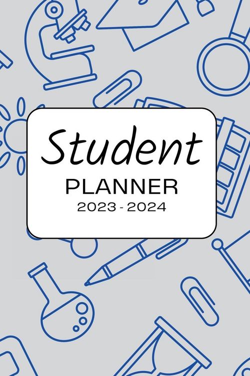 Produktbild: 2023 - 2024 Student Planner for Middle & High School Students in Blue