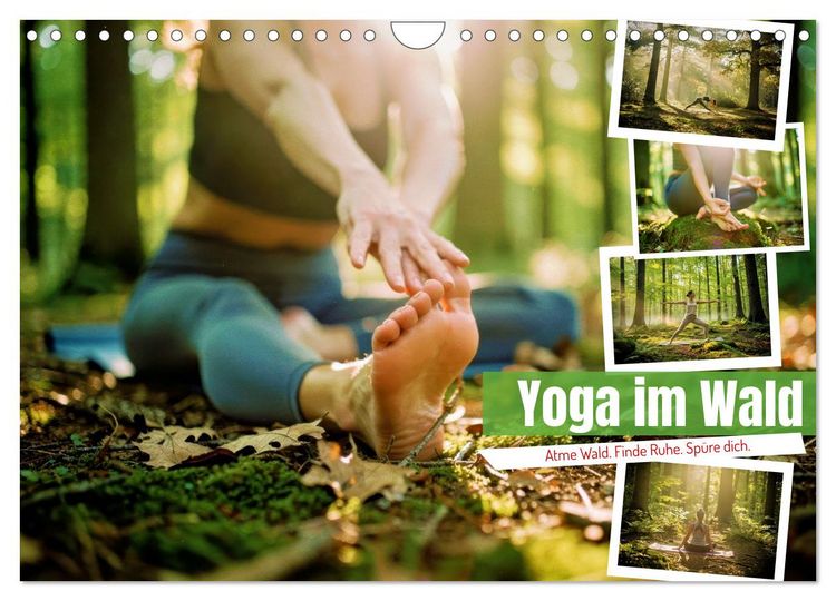 Produktbild: Yoga im Wald (Wandkalender 2027 DIN A4 quer), CALVENDO Monatskalender