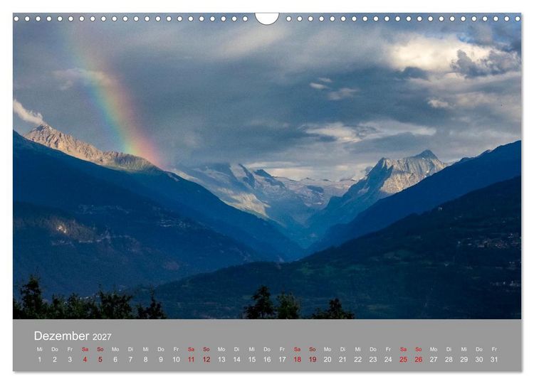 Produktbild: TMB - Mont Blanc (Wandkalender 2027 DIN A3 quer), CALVENDO Monatskalender