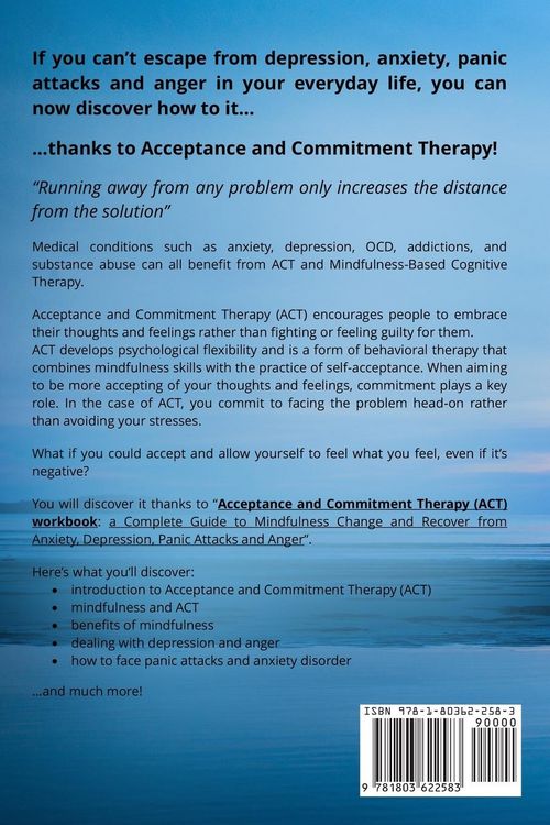 Produktbild: Acceptance and Committent Therapy (act) Workbook