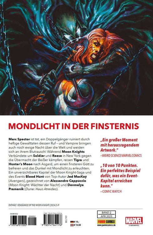 Produktbild: Die Rache von Moon Knight