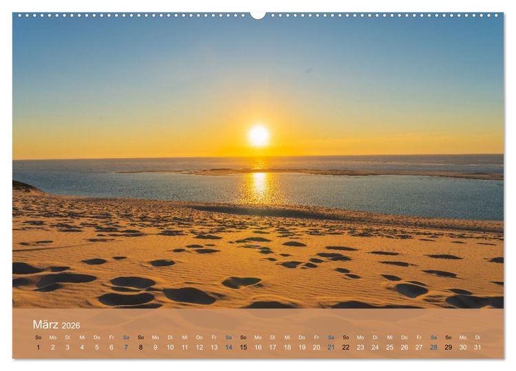 Produktbild: Die Bretagne - Sonne und das Meer (Wandkalender 2026 DIN A2 quer), CALVENDO Monatskalender