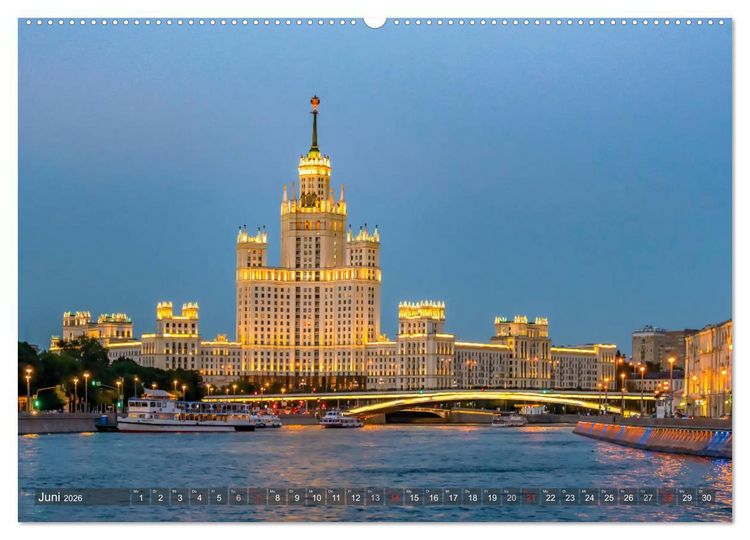 Produktbild: Moskauer Perspektiven (Wandkalender 2026 DIN A2 quer), CALVENDO Monatskalender