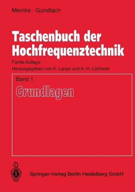 Produktbild: Taschenbuch der Hochfrequenztechnik