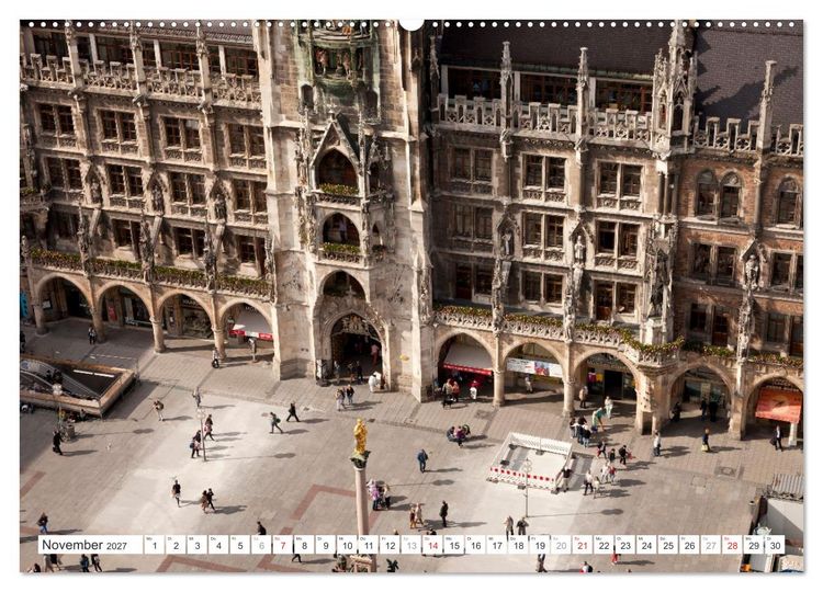 Produktbild: Bayerns Hauptstadt: M&uuml;nchen (hochwertiger Premium Wandkalender 2027 DIN A2 quer), Kunstdruck in Hochglanz