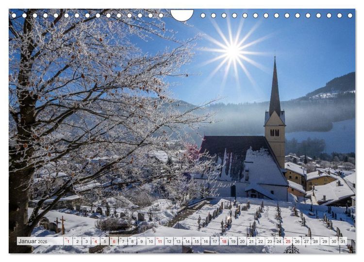Produktbild: Sch&ouml;ne Gr&uuml;&szlig;e aus Taxenbach (Wandkalender 2026 DIN A4 quer), CALVENDO Monatskalender