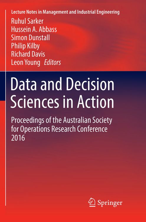 Produktbild: Data and Decision Sciences in Action