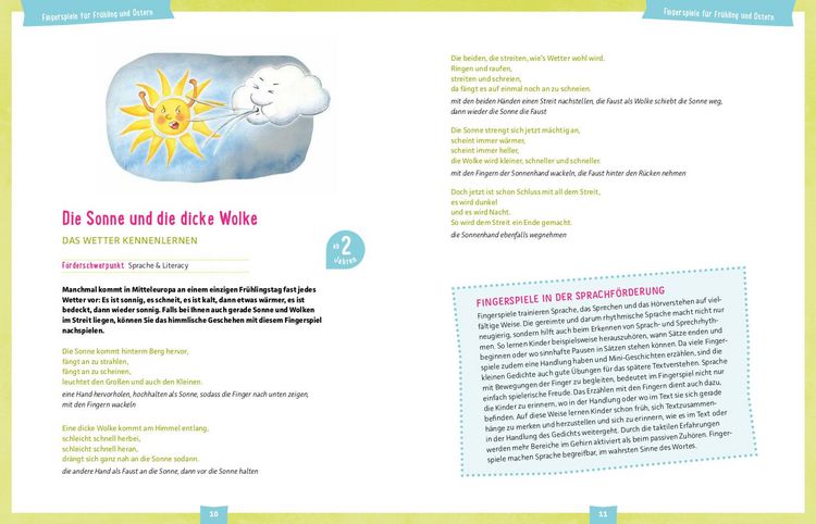 Produktbild: Die allersch&ouml;nsten Fingerspiele f&uuml;r das ganze Jahr