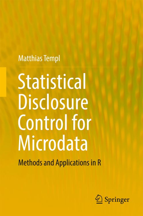 Produktbild: Statistical Disclosure Control for Microdata