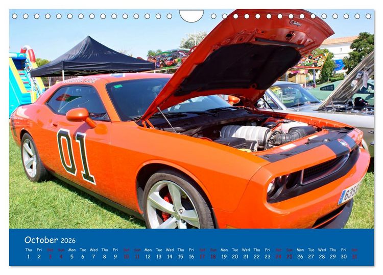 Produktbild: Great American cars (Wall Calendar 2026 DIN A4 landscape), CALVENDO 12 Month Wall Calendar