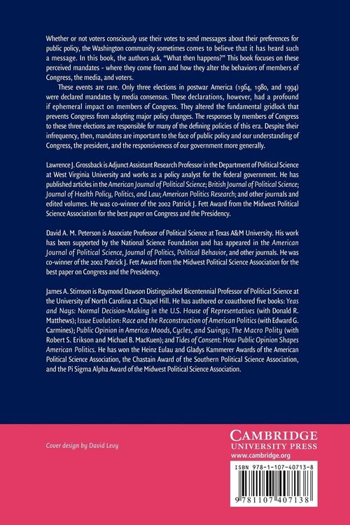 Produktbild: Mandate Politics
