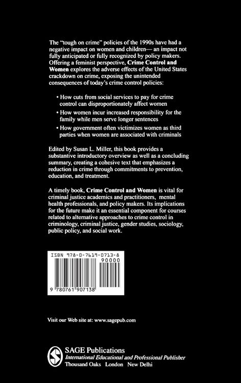 Produktbild: Crime Control and Women