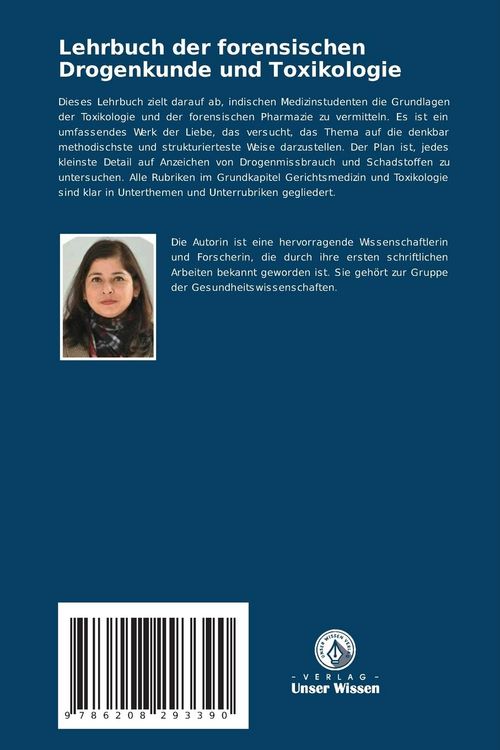 Produktbild: Lehrbuch der forensischen Drogenkunde und Toxikologie