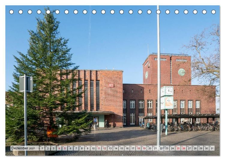 Produktbild: Bahnh&ouml;fe im Ruhr-Revier (Tischkalender 2027 DIN A5 quer), CALVENDO Monatskalender