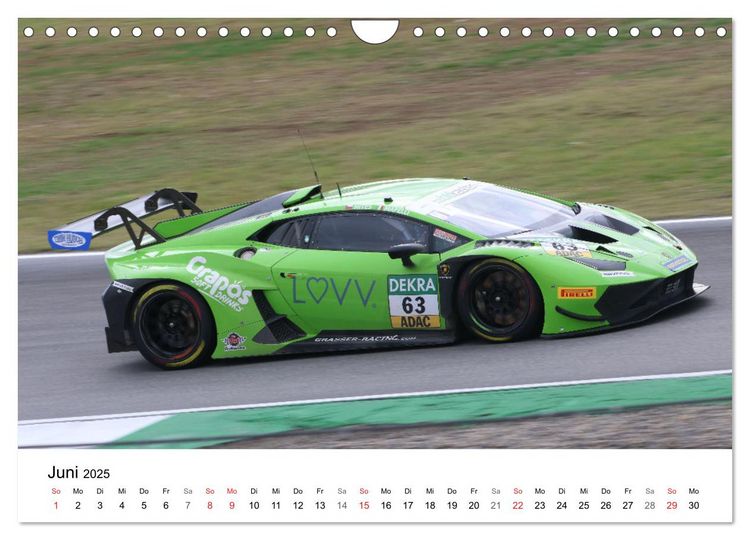 Produktbild: Motorsport aus Sant&rsquo;Agata (Wandkalender 2025 DIN A4 quer), CALVENDO Monatskalender
