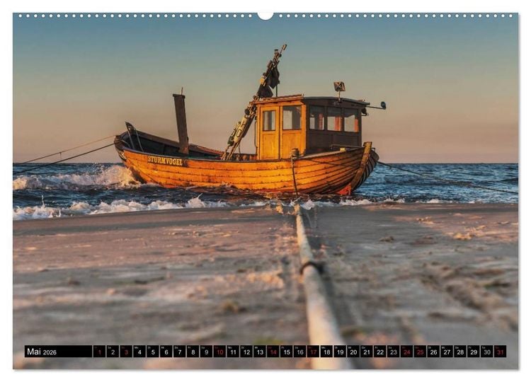 Produktbild: Die Ostseek&uuml;ste in Mecklenburg-Vorpommern (Wandkalender 2026 DIN A2 quer), CALVENDO Monatskalender