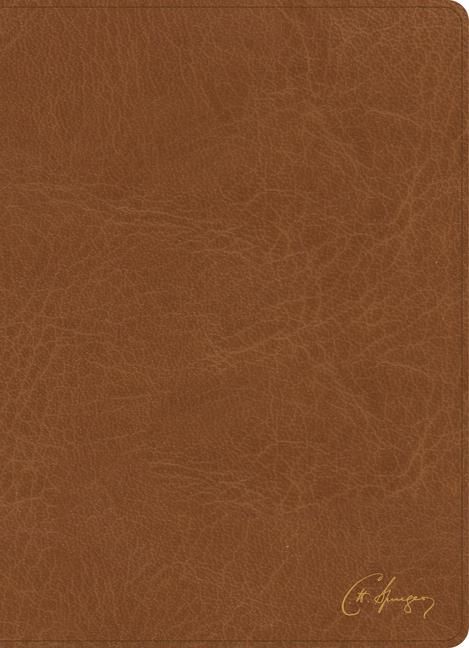 Produktbild: KJV Spurgeon Study Bible, Tan Leathertouch