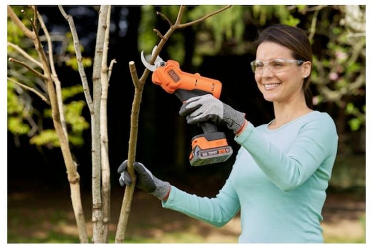 Produktbild: Black & Decker BCPP18D1-QW Akku Akku-Gartenschere inkl. Akku, inkl. Ladeger&auml;t 18V Li-Ion
