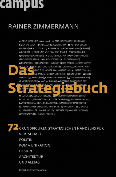 Produktbild: Das Strategiebuch