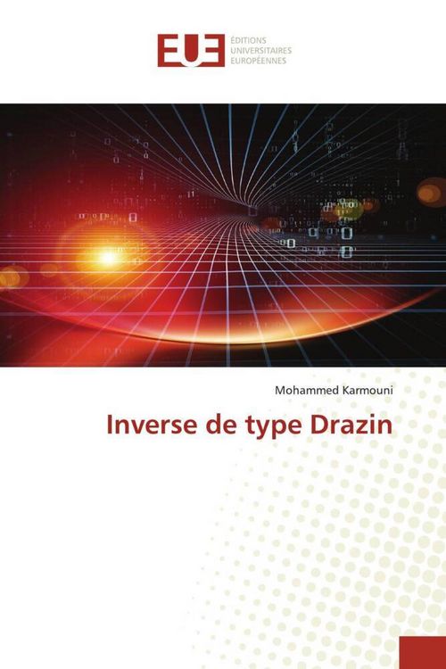 Produktbild: Inverse de type Drazin